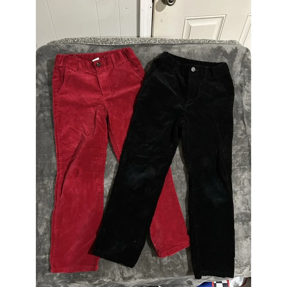 Lot Of 2 Gymboree Velvet Pants Size 7